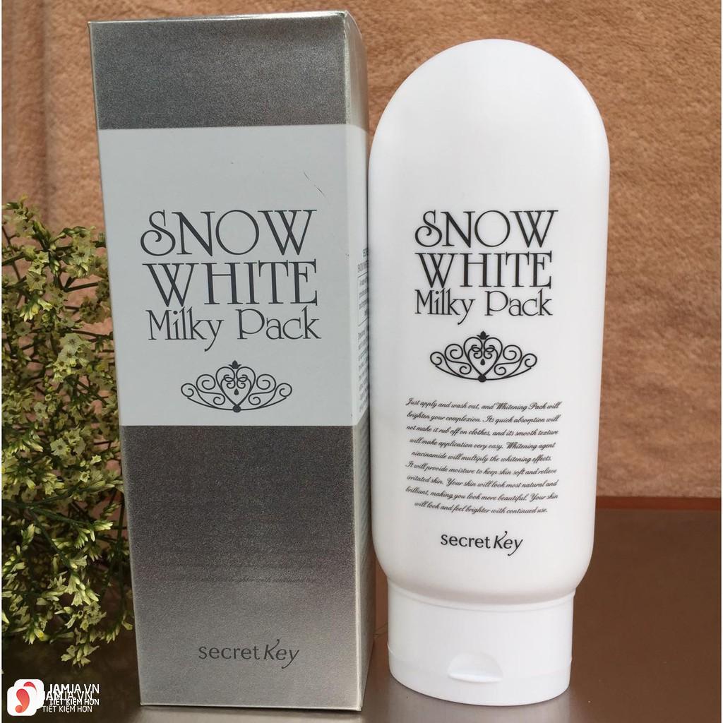 Lưu ý khi dùng Snow White Milky Pack 1