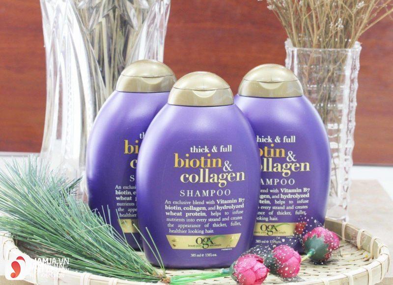 Thiết kế dầu gội Biotin Collagen