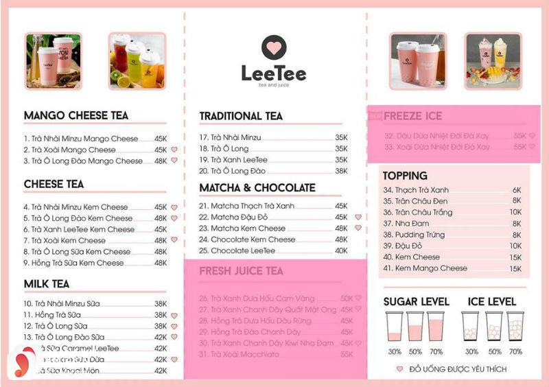Trà sữa LeeTee - Tea & Juice - Xã Đàm 8