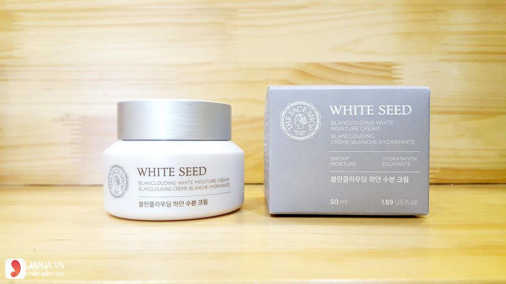 Kem dưỡng trắng da White Seed Blanclouding Moisture Cream 1