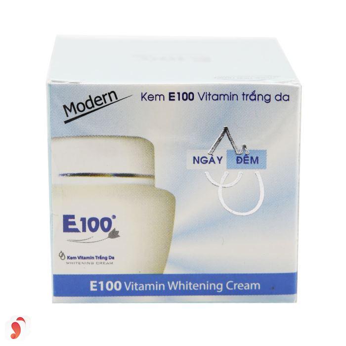 Công dụng của kem dưỡng trắng da E100