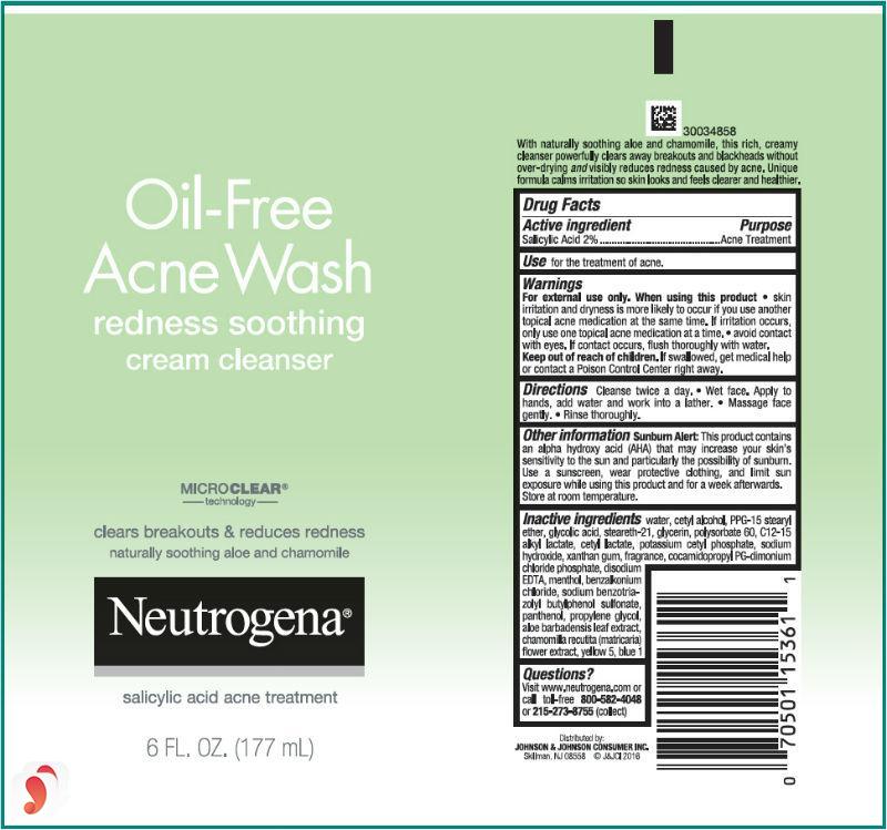 Neutrogena Oil-Free Acne Wash Redness Soothing 2