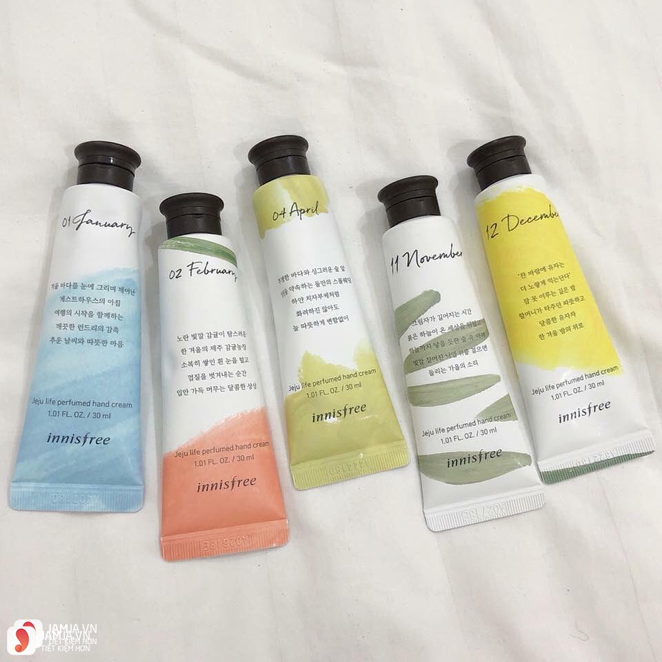 Review chi tiết kem dưỡng da tay Innisfree Jeju Life Perfumed Hand Cream 16