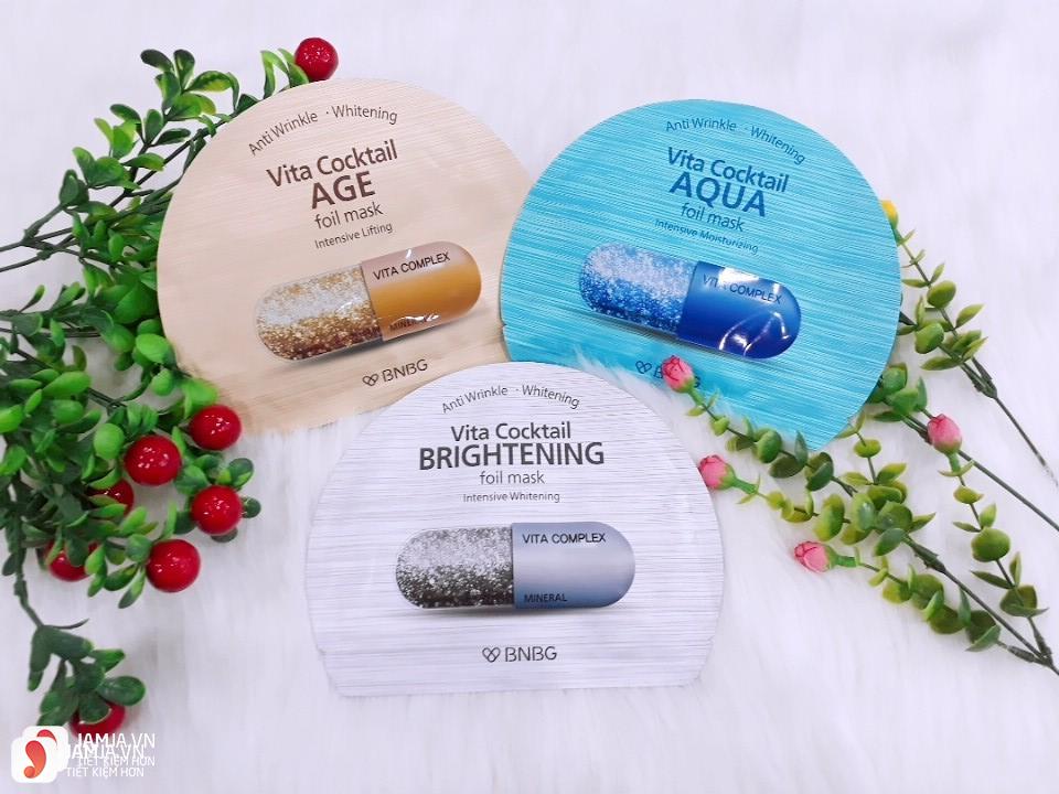 Review chi tiết mặt nạ Vita Cocktail Foil Mask 3