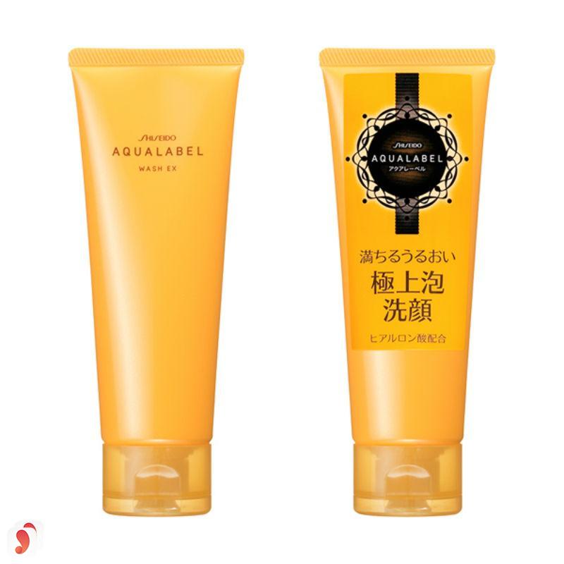 Sữa rửa mặt Shiseido Aqualabel wash EX màu vàng 2