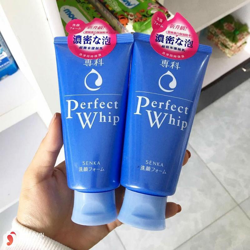 Sữa rửa mặt Shiseido Perfect Whip Senka 4