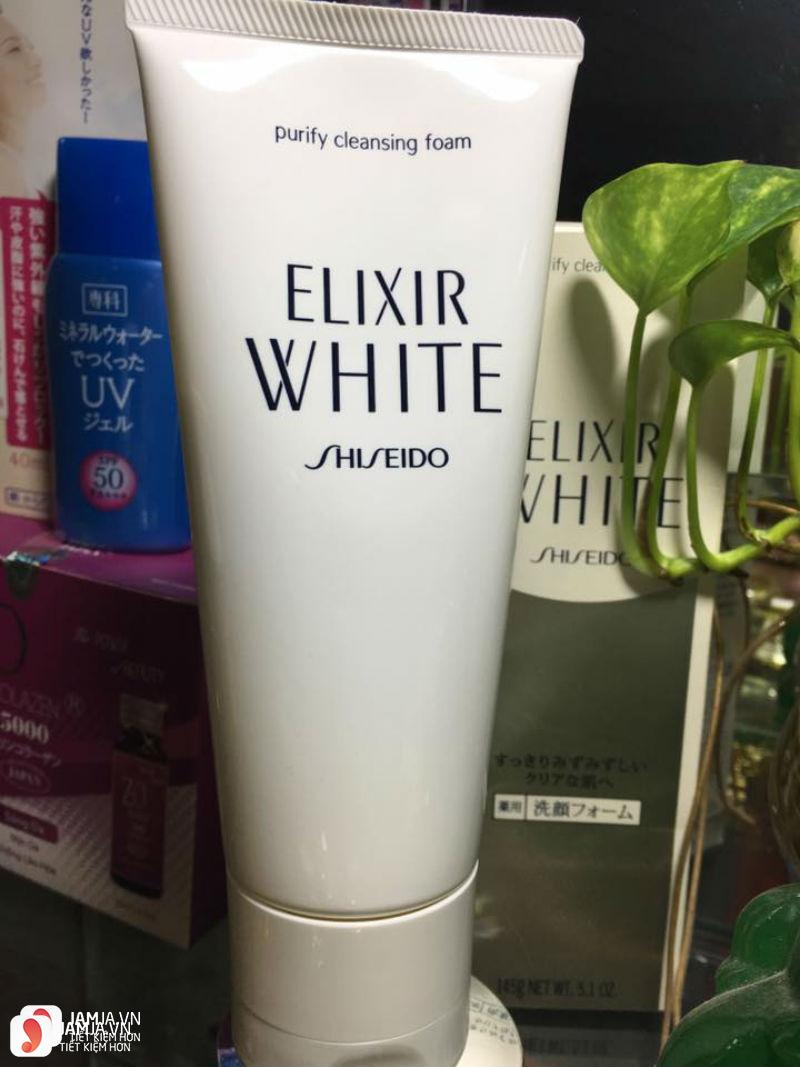 Sữa rửa mặt Shiseido Elixir White Purify Cleansing Foam 3