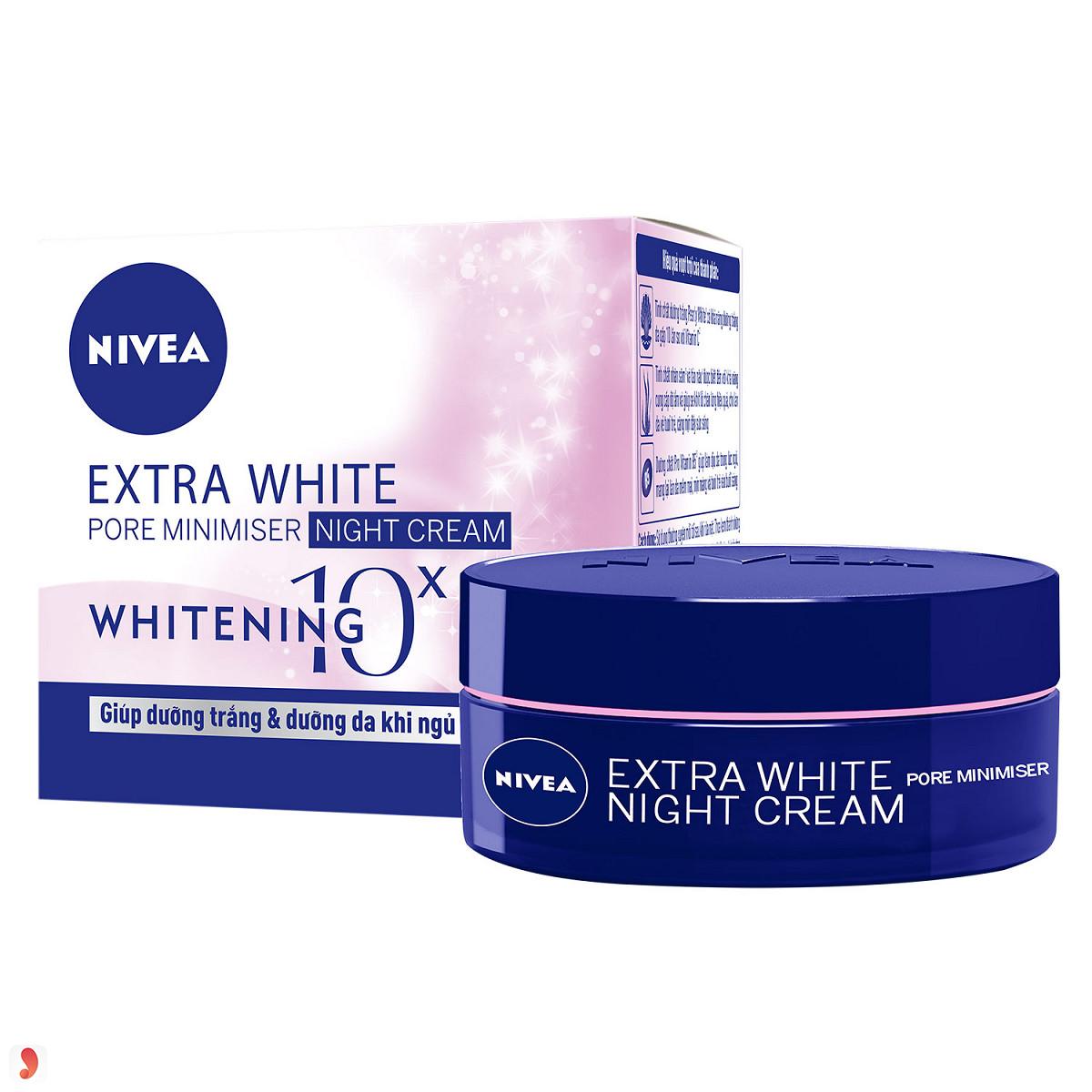 Nivea Extra White Pore Minimiser Night Cream