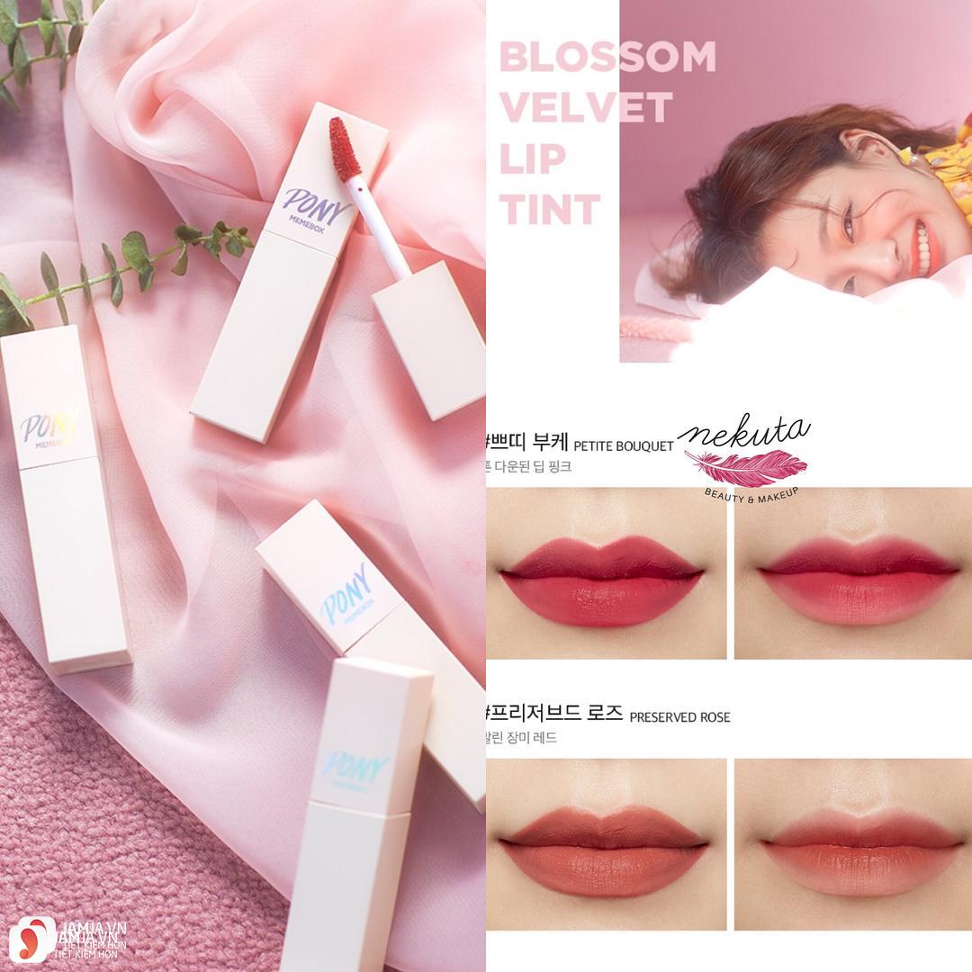 Pony Blossom Velvet Lip Tint review 3