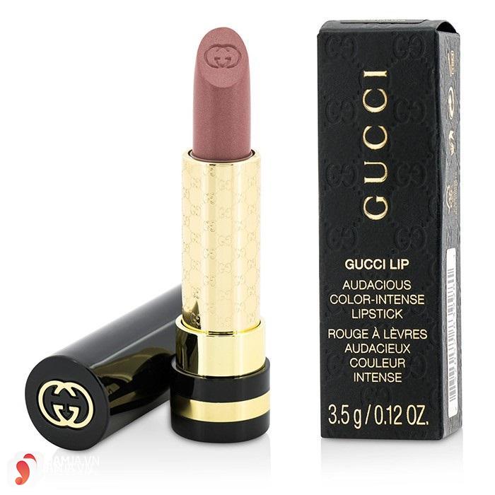 Review bảng màu son Gucci Audacious Color Intense Lipstick 2