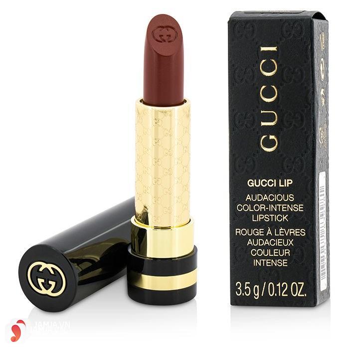 Review bảng màu son Gucci Audacious Color Intense Lipstick 3