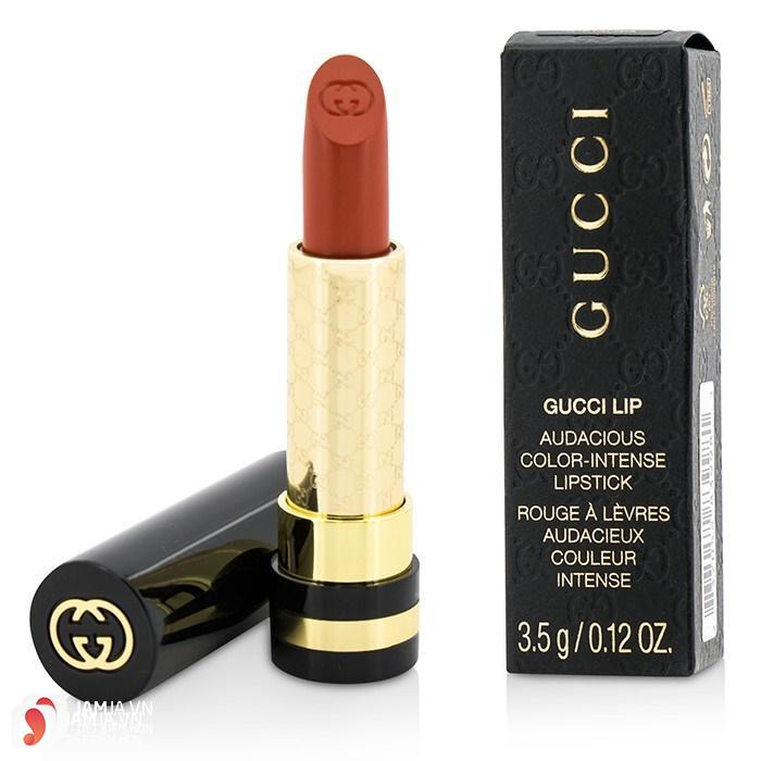 Review bảng màu son Gucci Audacious Color Intense Lipstick 5