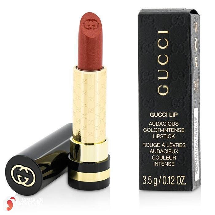 Review bảng màu son Gucci Audacious Color Intense Lipstick 6
