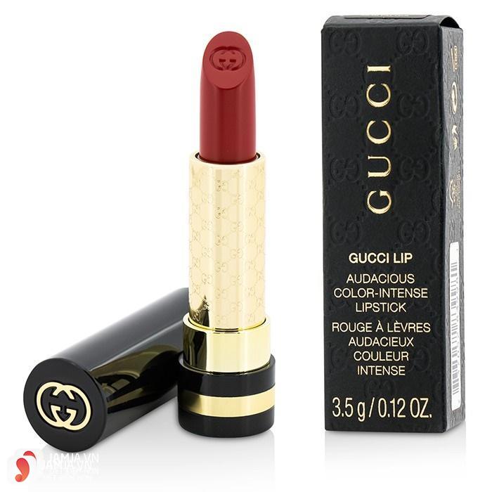 Review bảng màu son Gucci Audacious Color Intense Lipstick 7