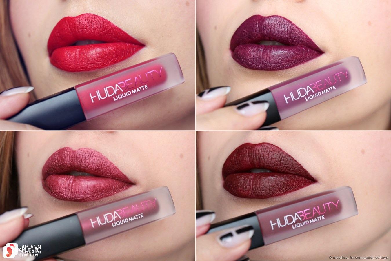 Review dòng son Huda Beauty Liquid Matte Lipstick 4