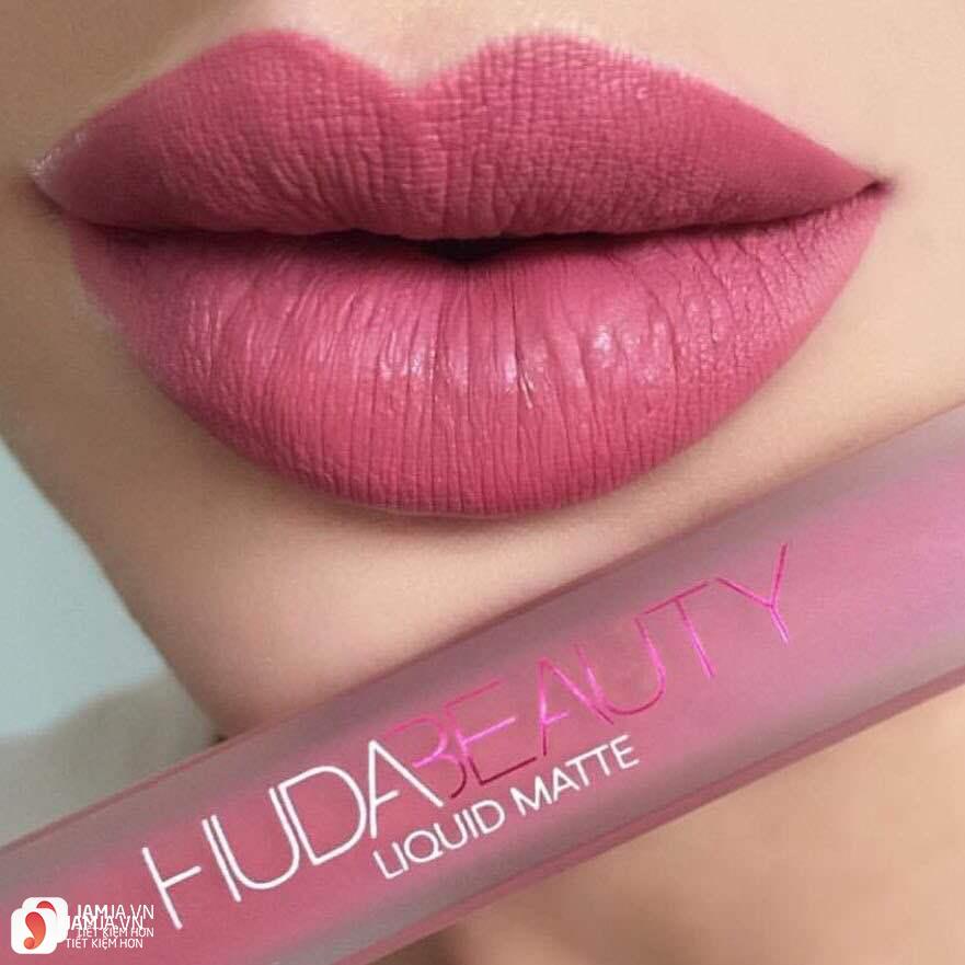 Review dòng son Huda Beauty Liquid Matte Lipstick 5