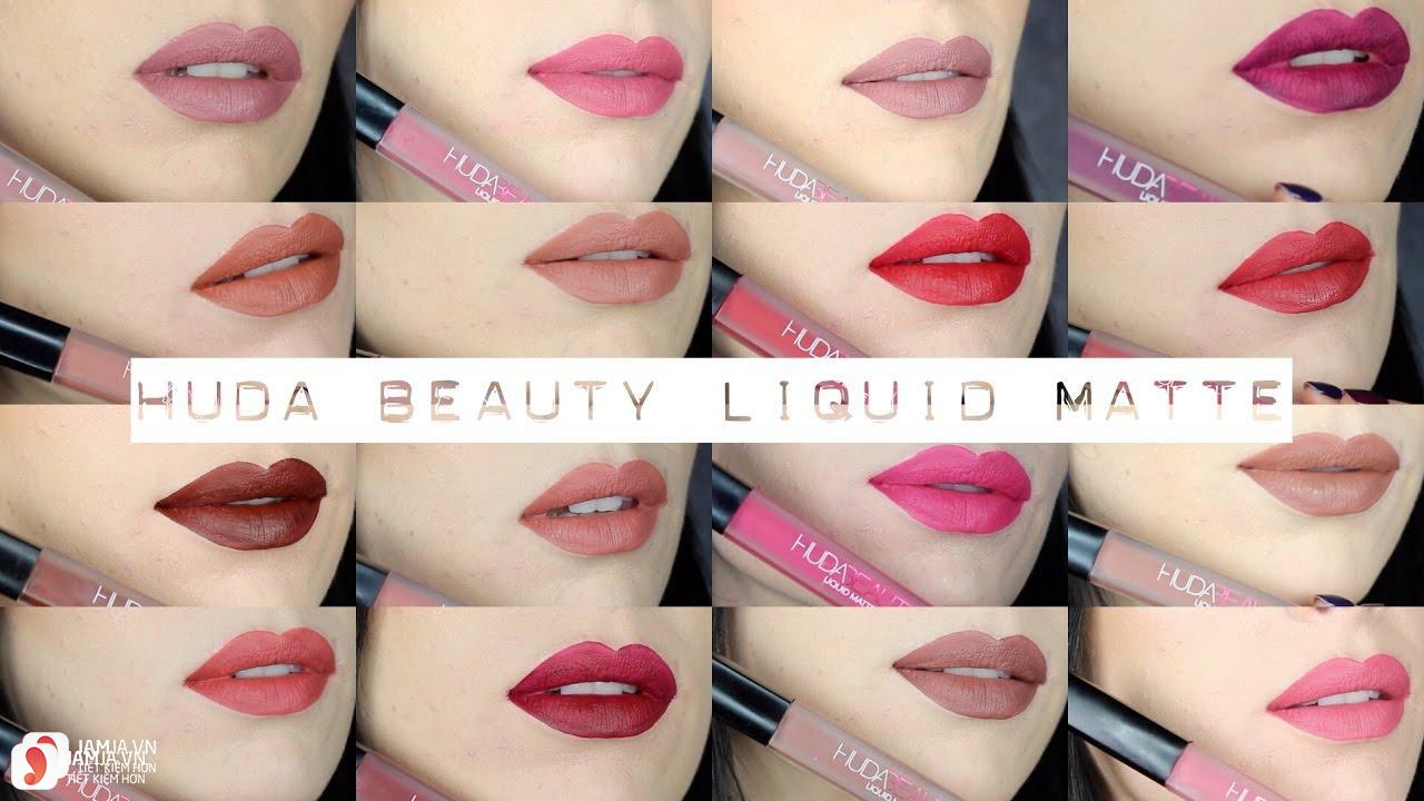 Review dòng son Huda Beauty Liquid Matte Lipstick 6