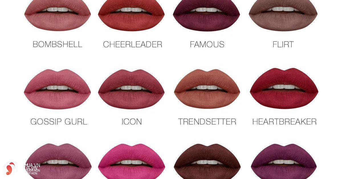 Review dòng son Huda Beauty Liquid Matte Lipstick 8 