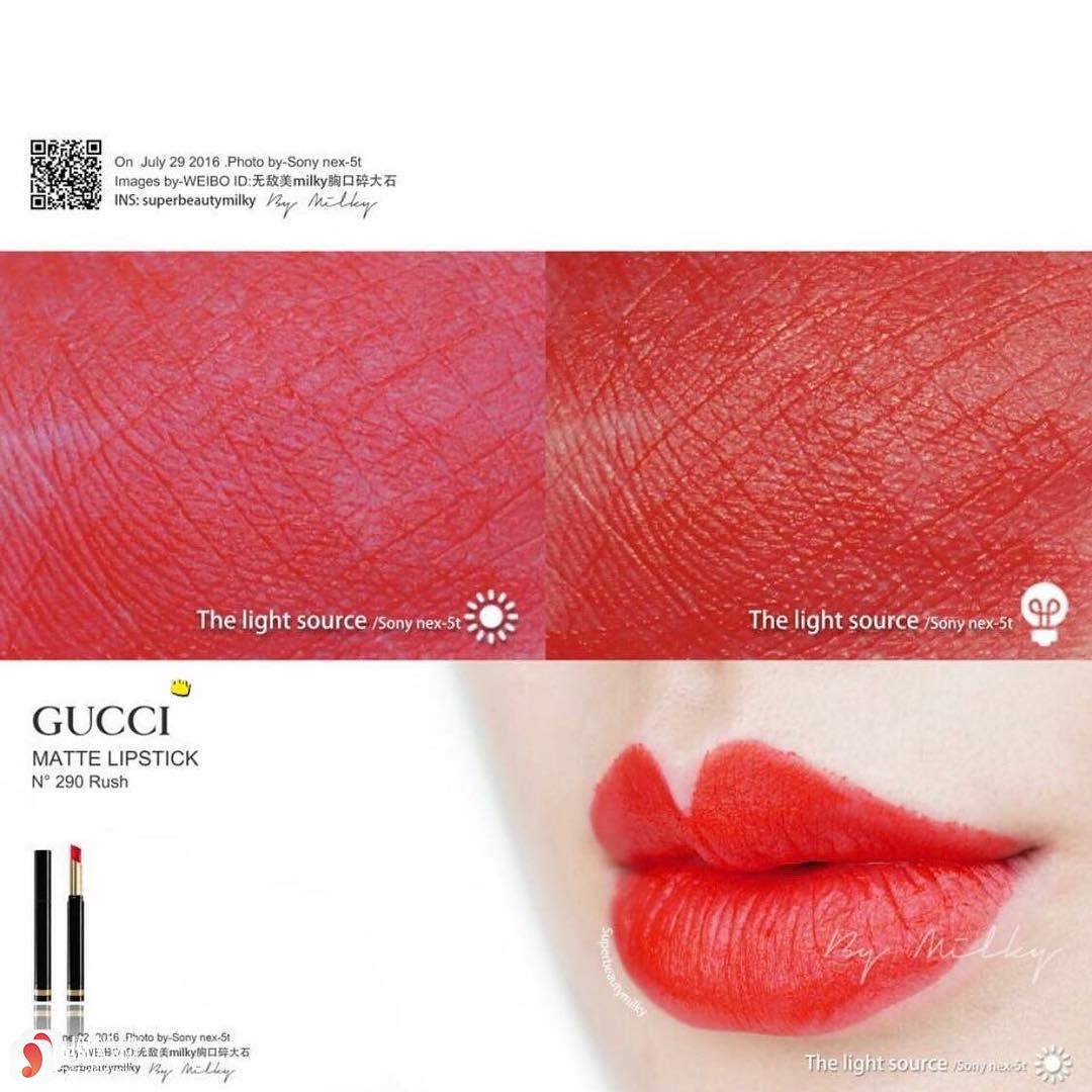 Review son Gucci Sensuous Deep Matte Lipstick 10