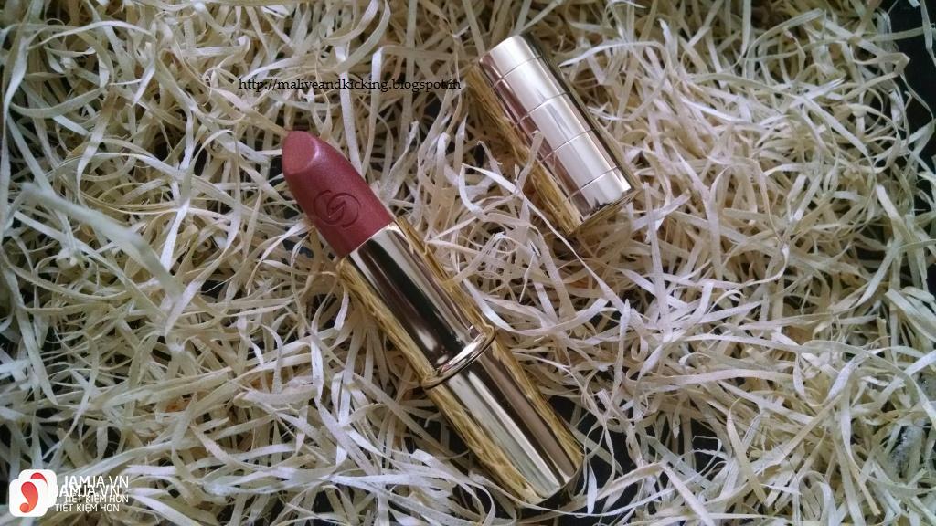Review son Oriflame Giordani Gold Iconic Lipstick SPF15 6