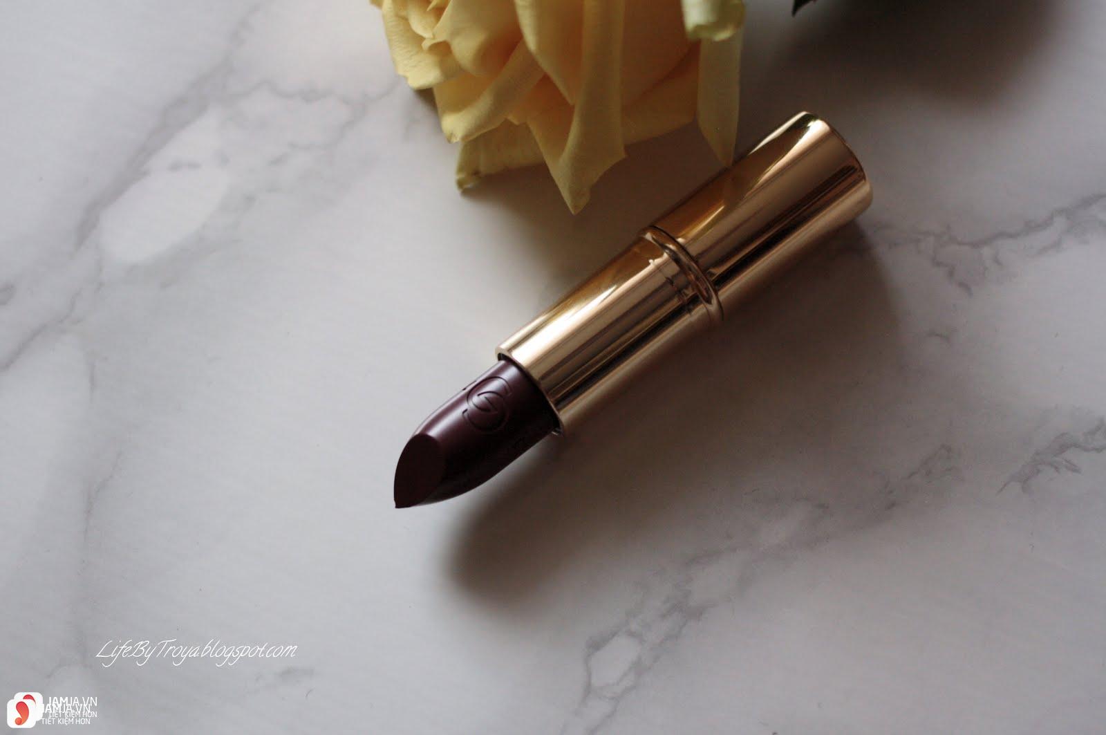 Review son Oriflame Giordani Gold Iconic Matte Lipstick SPF12 3