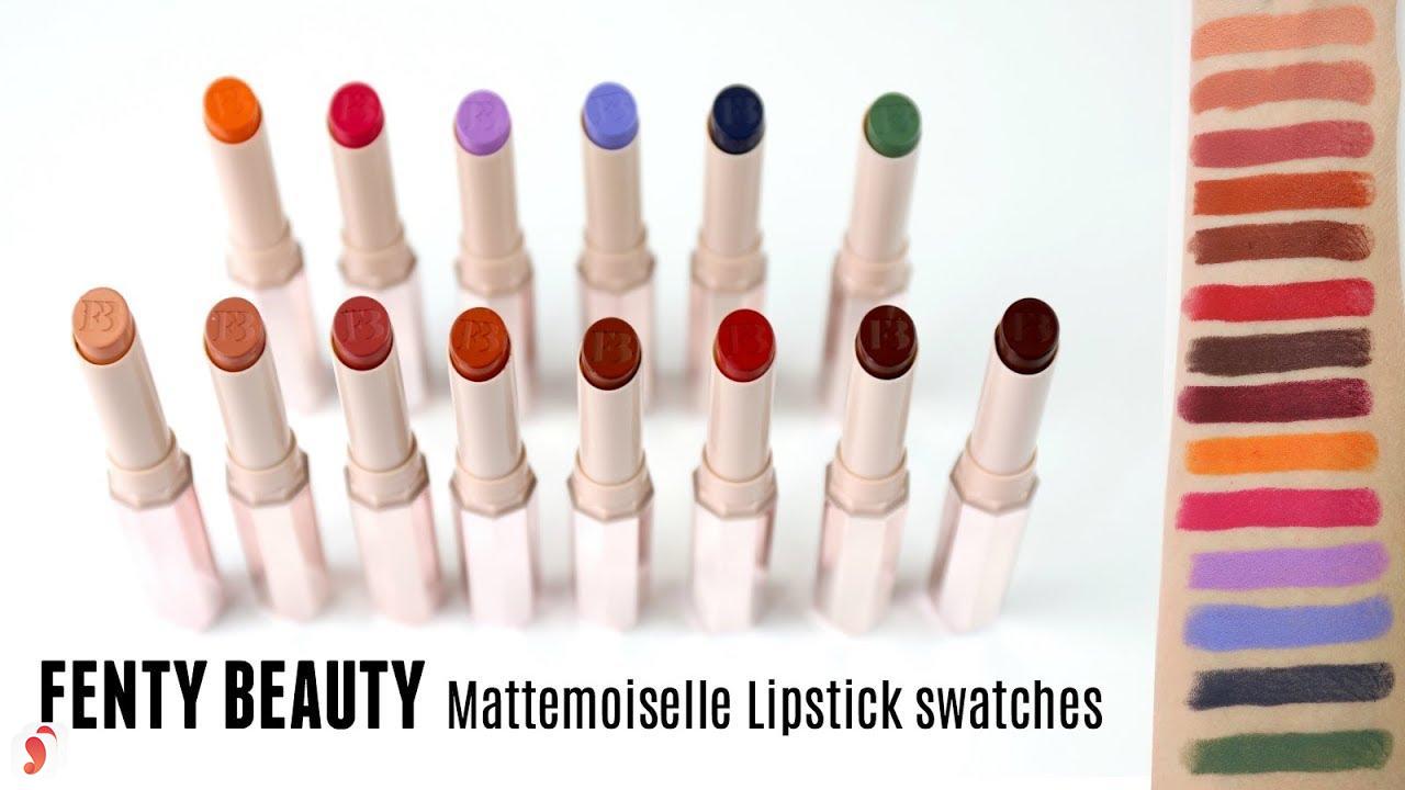Son Fenty Mattemoiselle Plush Matte Lipstick review 1