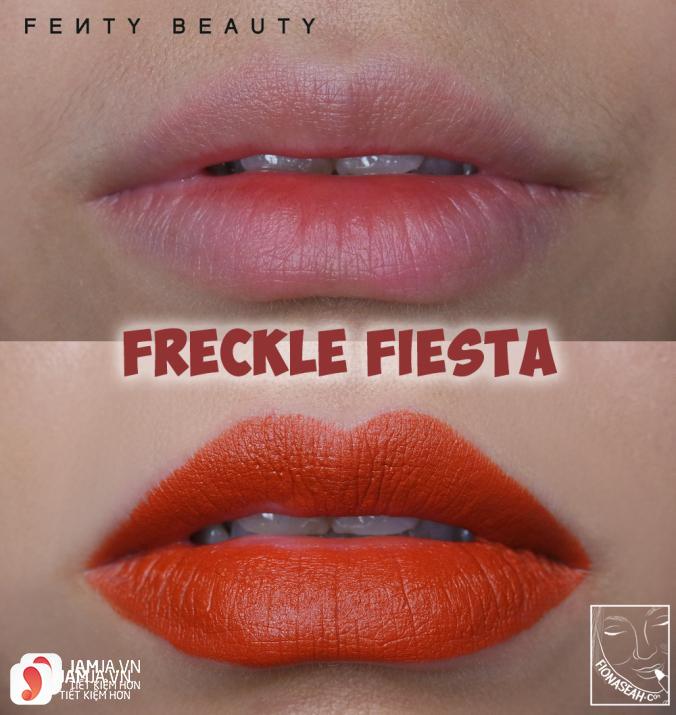 Son Fenty Mattemoiselle Plush Matte Lipstick review 8