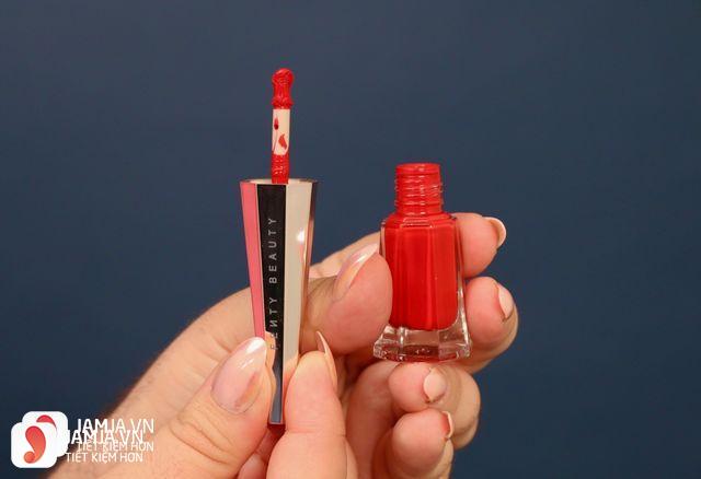 Son Fenty Stunna Lip Paint Longwear Fluid Lipstick review 9