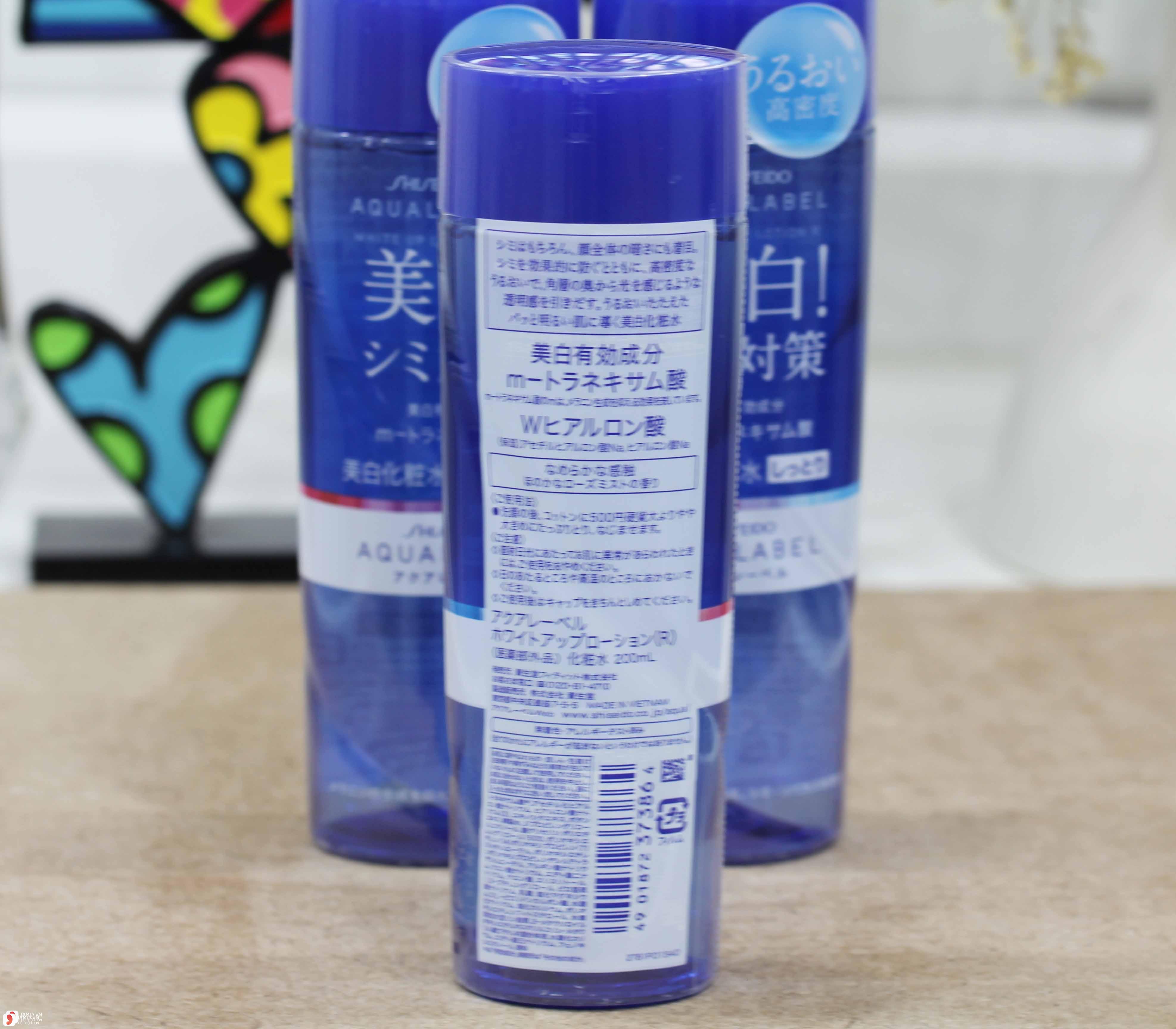 Nước hoa hồng Shiseido Aqualabel White Up Lotion 2