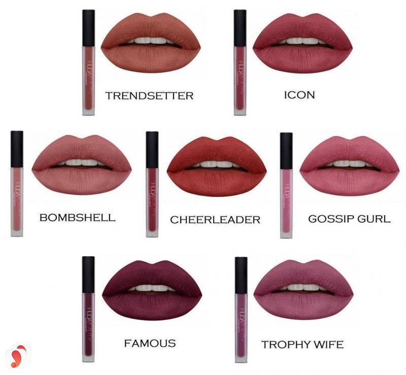 So sánh hai dòng son Huda Beauty Liquid Matte Lipstick với Kylie Lip Kit 6