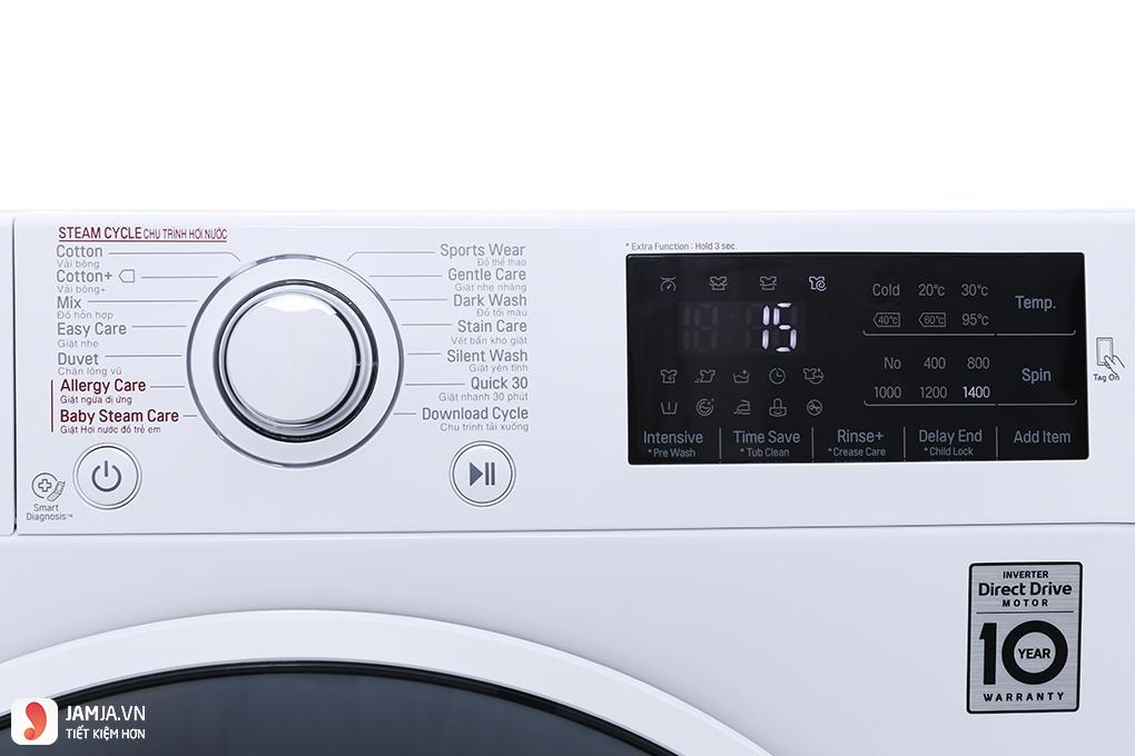 máy giặt Inverter LG FC1408S4W2 thiết kế đẹp mắt