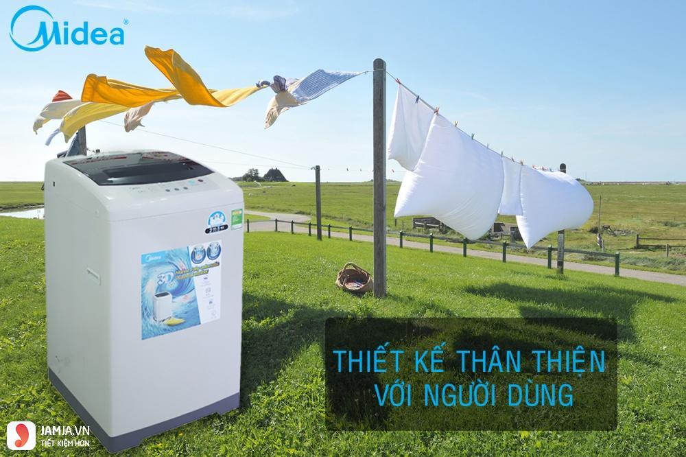 thiết kế máy giặt Midea MAS-7201 thân thiện