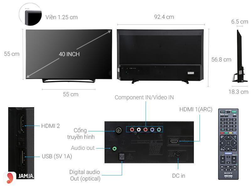 Tivi LED Full HD Sony KDL- 40R350E 3