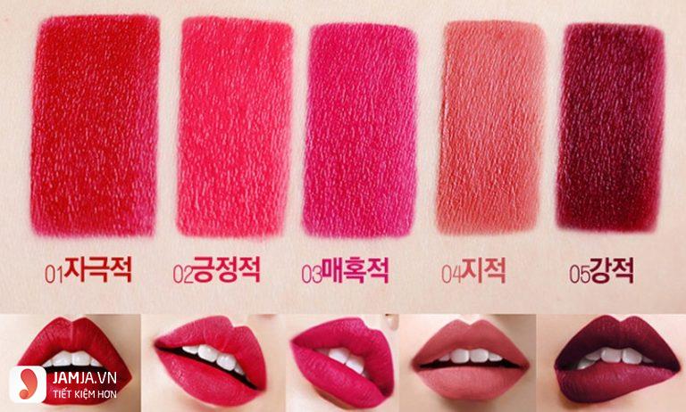 Bảng màu son BBIA Last Lipstick Red Series