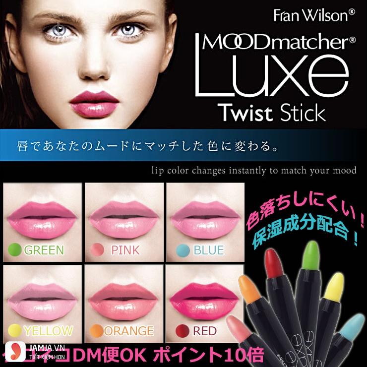 Bảng màu son gió Fran Wilson Moodmatcher Luxe Twist Sticks