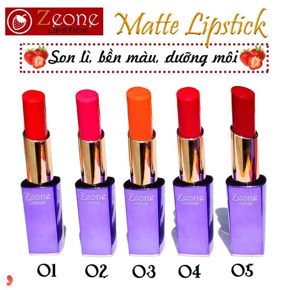 Bảng màu son Zeone Lipstick 1