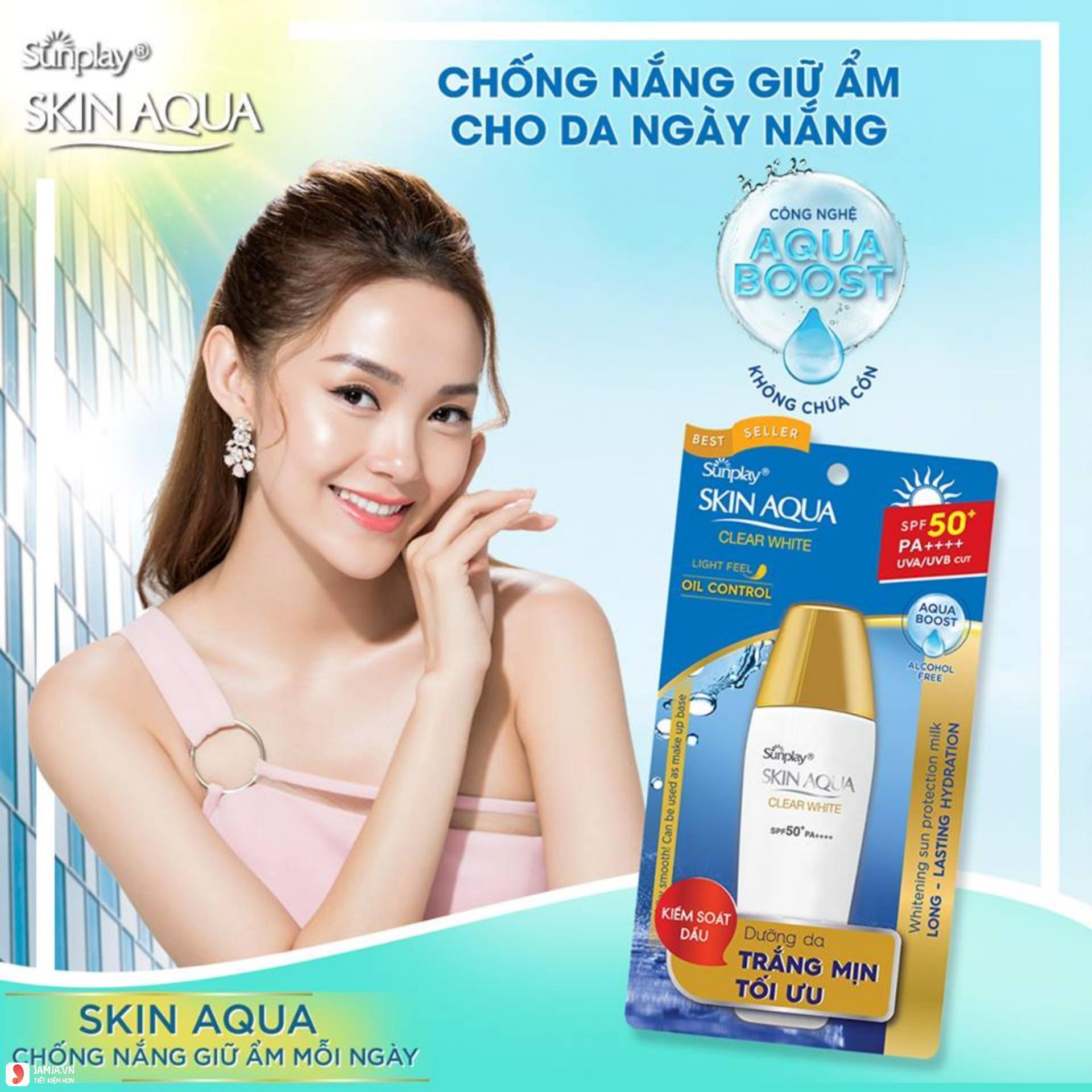 Kem chống nắng Skin Aqua Clear White 1