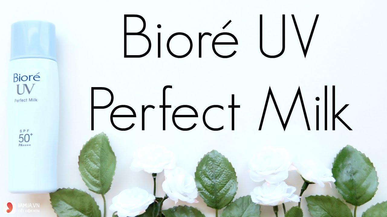Biore UV Perfect Milk SPF 50+ PA+++ 4