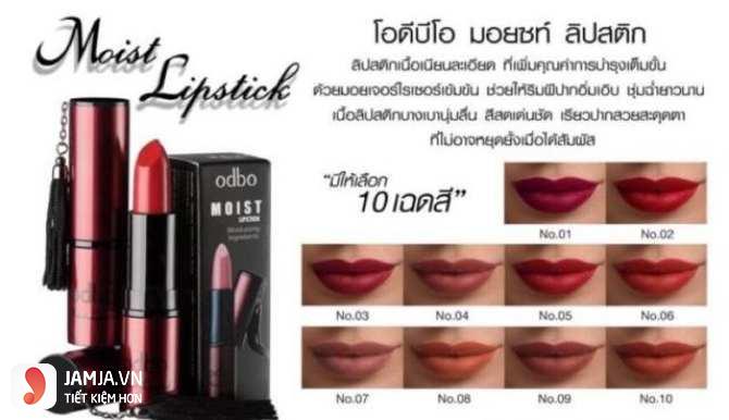 Odbo Moist Lipstick4