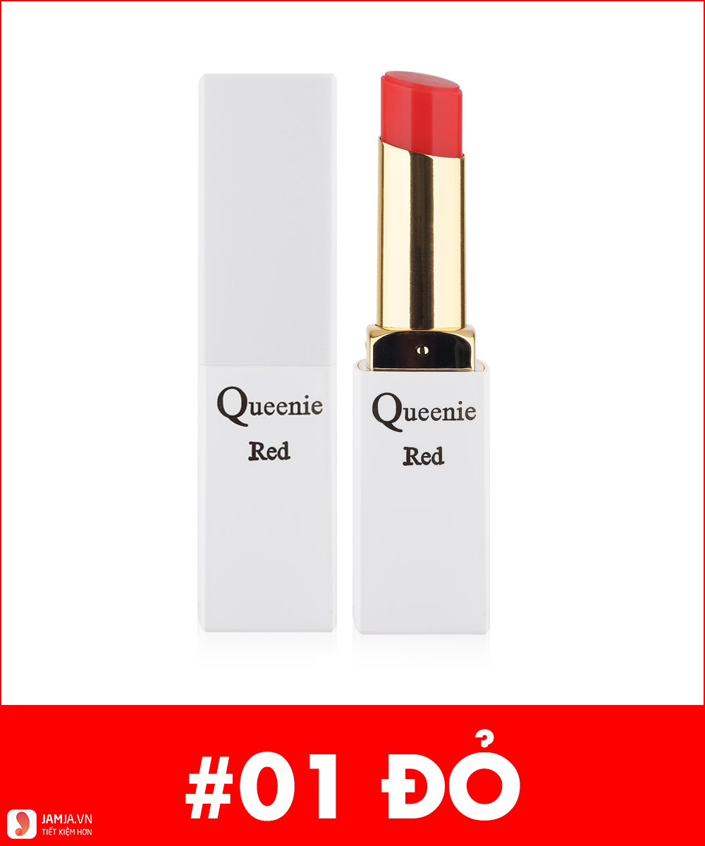 Queenie Glamour Matte Stick LipTint màu đỏ
