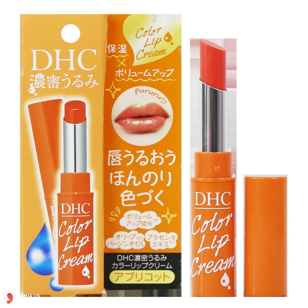Son DHC Color Lip Cream Apricot 1