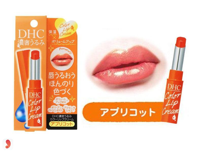Son DHC Color Lip Cream Apricot 2