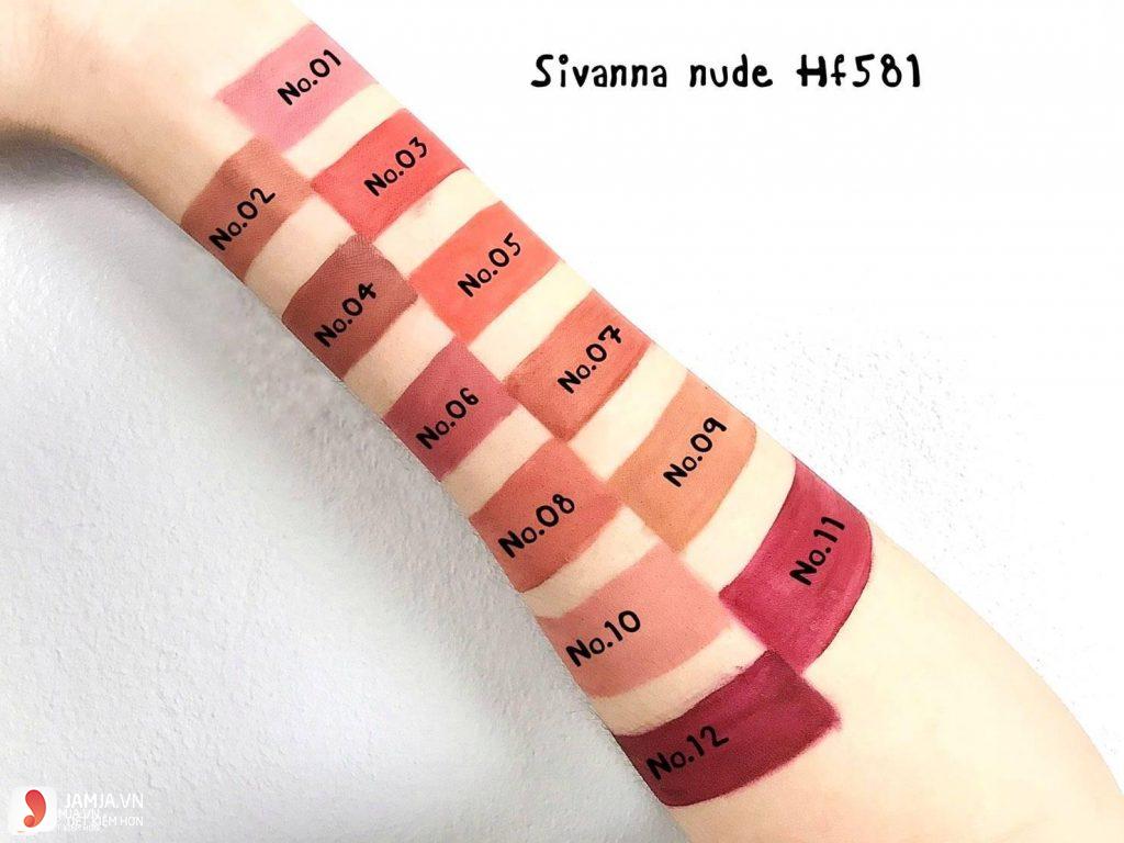 Son Kem Lì Sivanna Colors Luxury Nude Matte Lip Liquid