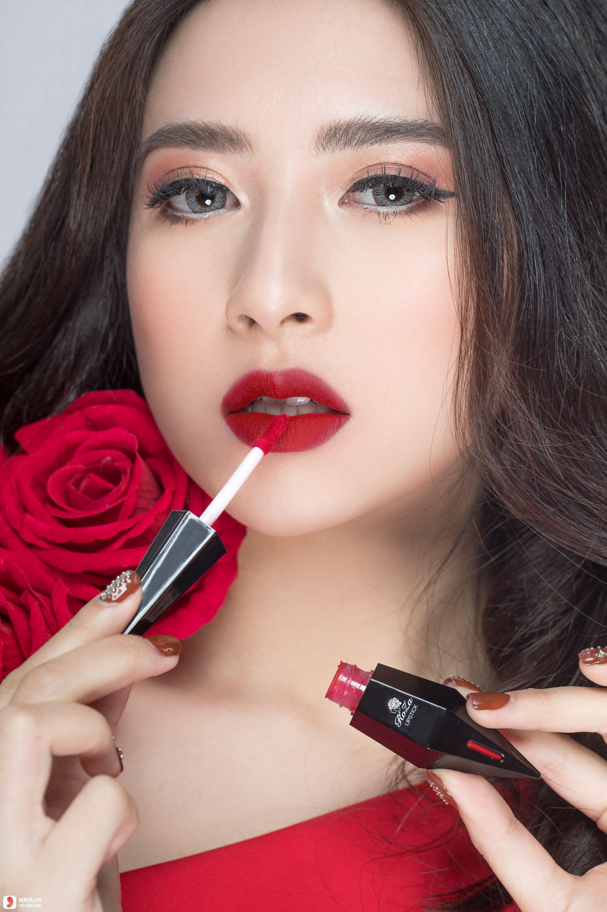 Son RoZa lipstick review chi tiết 4