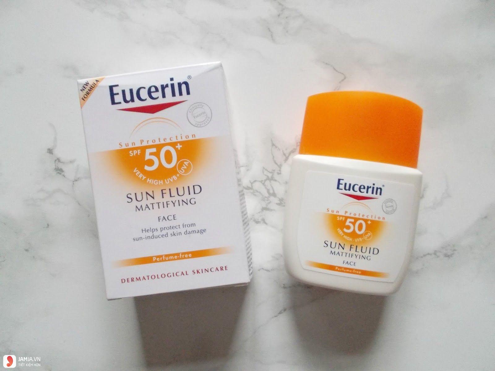 thành phần Kem chống nắng Eucerin Sun fluid SPF 50+