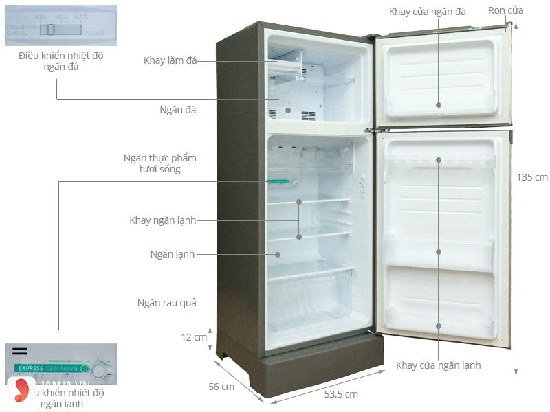 Tủ lạnh Sharp 180 lít SJ-198P-CSA