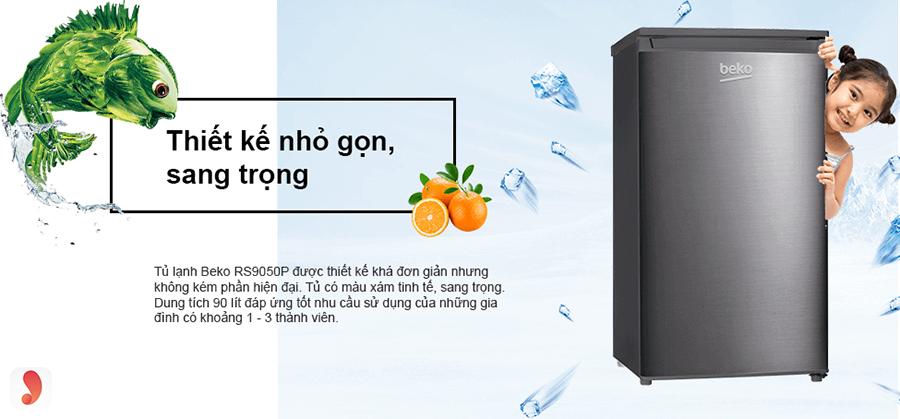 Tủ lạnh Beko 90 lít RS9050P 1