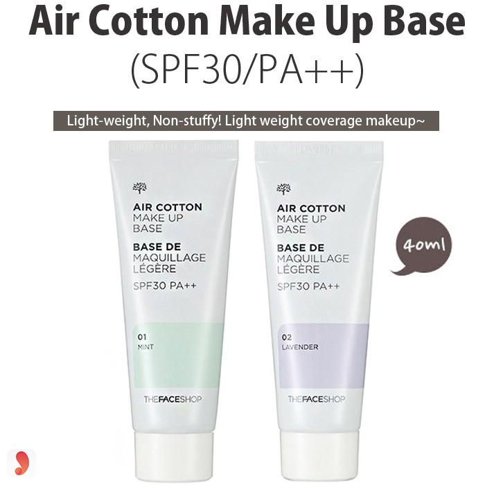 Air Cotton Make Up Base The Face Shop