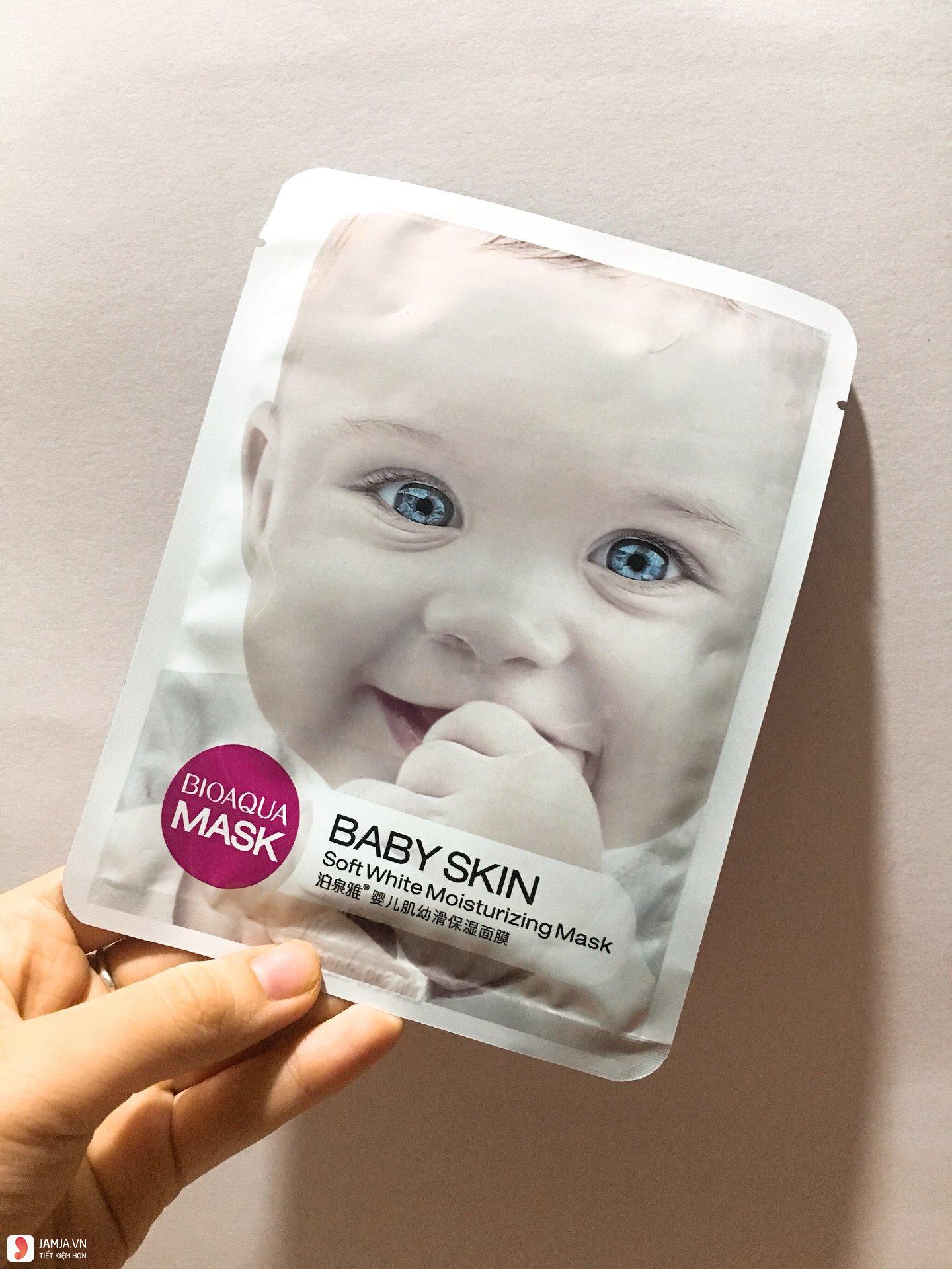 Mặt nạ Moisturizing Baby Skin Mask review chi tiết 2
