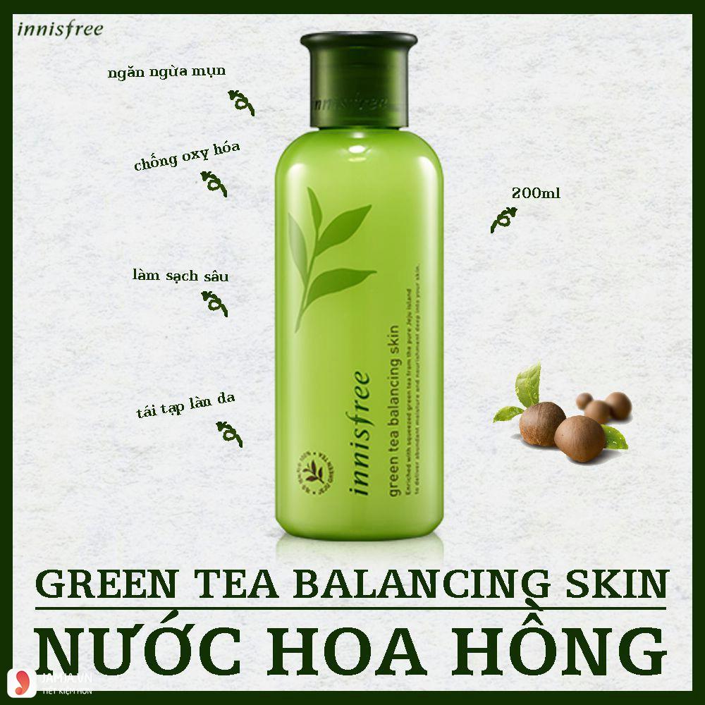 Ưu điểm Innisfree Green Tea Balancing Skin 1